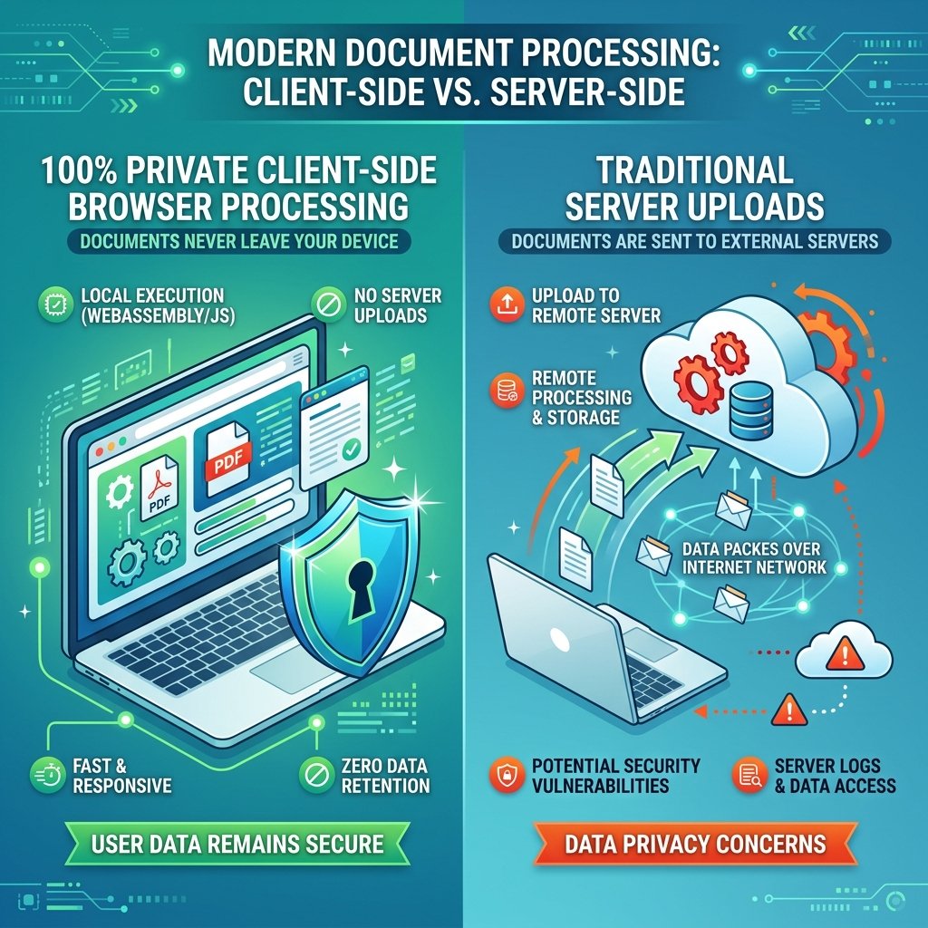 100% Private Client-Side PDF Processing Security